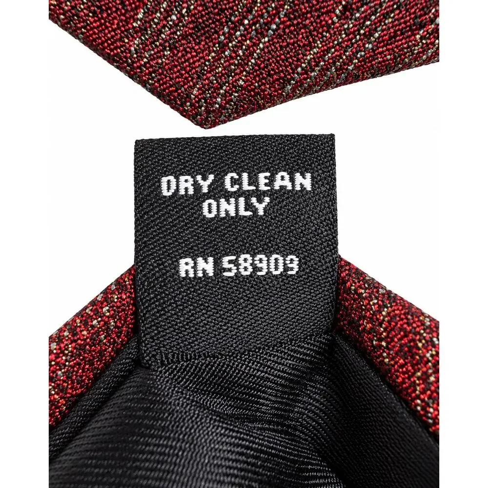 Murano Men’s 100% Silk Necktie Burgundy Gray Diagonal Stripe Classic Dress Tie